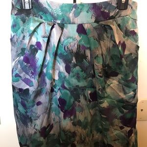 Multi color pencil skirt